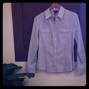 White House Black Market striped top!